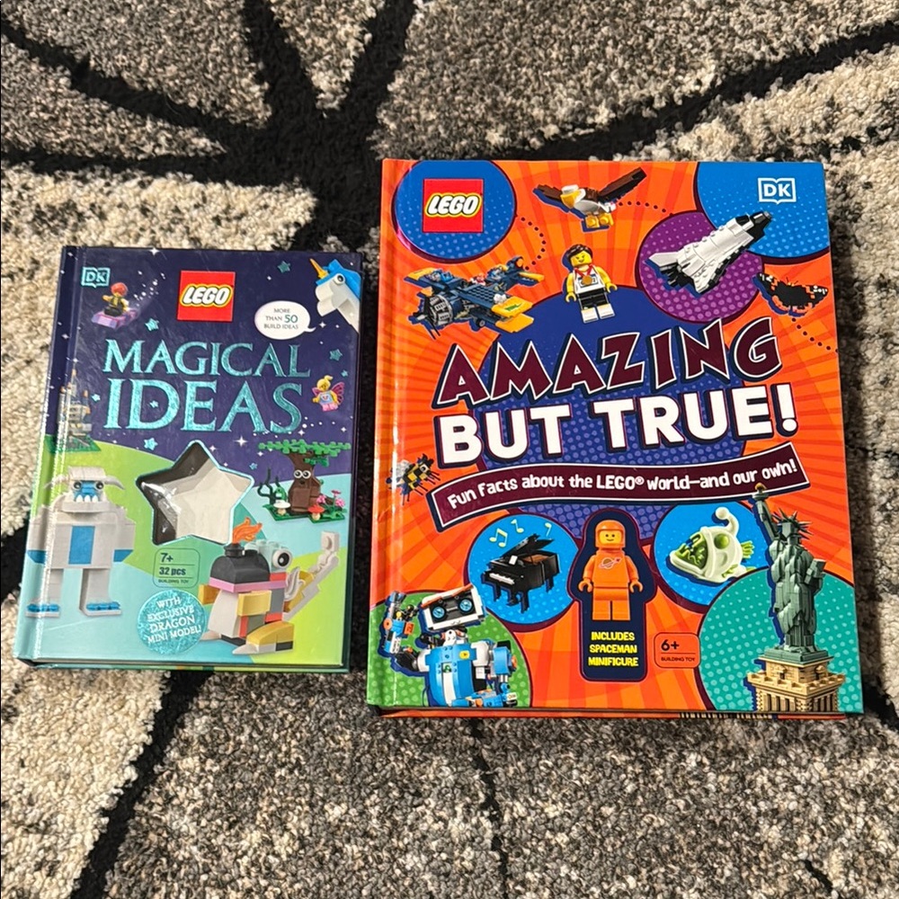 LEGO Amazing But True and Magical Ideas books